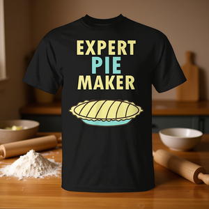 T-shirt Expert Pie Maker unisex per adulti, a maniche corte, girocollo, promozionale - Product Image 3