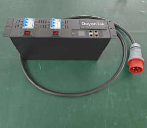 DoyonTek PDU Inteligente de 2 Vías SA2-30 P34 C19 C13, Salida Trifásica de 32A con Enchufe Industrial MENNEKES para Minería M63 M66 M73 M76 - Product Image 6