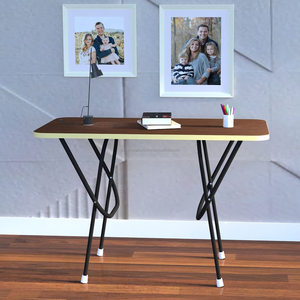 Forme rectangulaire de table d'appoint d'accent de tuyau en métal avec le revêtement de poudre blanche finissant la conception Simple de haute qualité pour le salon - Product Image 3