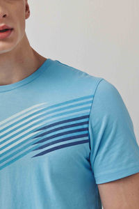 T-shirts en coton avec logo personnalisé pour hommes T-shirts à col rond en coton streetwear pour hommes T-shirts à la mode d'été avec impression personnalisée - Product Image 6