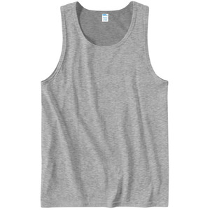 Débardeur bio à col encolure dégagée et élasthanne en coton biologique Débardeur personnalisé Débardeurs en jersey Chemises sans manches - Product Image 2