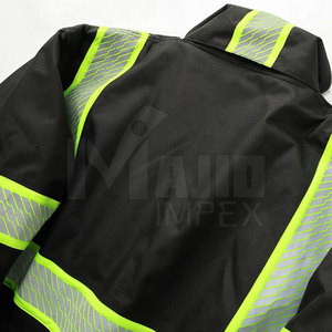 Chaqueta de Seguridad de Alta Visibilidad, Chaqueta de Trabajo Reflectante para Construcción, Trabajos Industriales y al Aire Libre, Chaqueta de Seguridad Reflectante - Product Image 4