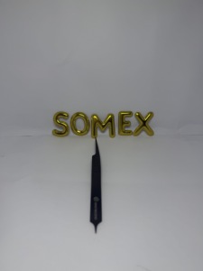 Pince à épiler noire pour extension de cils professionnelle sont fabriqués en matériau de haute qualité pince à épiler noire - Product Image 3