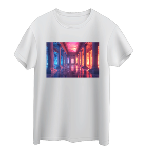 Venta al por mayor de camisetas de manga corta personalizadas 140 GSM para mujer, botón DTF DTG Screen Ambush Print, opciones de talla grande para compradores de ropa - Product Image 6