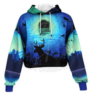 Sweat à capuche à manches longues imprimé de logo professionnel personnalisé pour femmes en coton XS 100% Tissu polaire d'hiver à prix raisonnable - Product Image 4