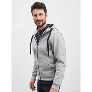 Veste double face personnalisée pour homme, sweats à capuche et sweat-shirts promotionnels personnalisés - Product Image 1