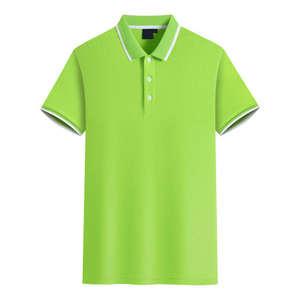 Polo de manga corta informal para hombre de alta calidad, Polo transpirable de algodón y poliéster para hombre - Product Image 5