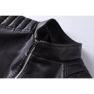 Chaqueta de Cuero Personalizada para Hombre, Ropa Exterior de Moda de Lujo, Marca Privada - Product Image 3