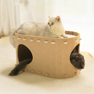 厂家直销猫洞床猫洞隧道钻双层大空间室内猫耐磨刮擦 - Product Image 3