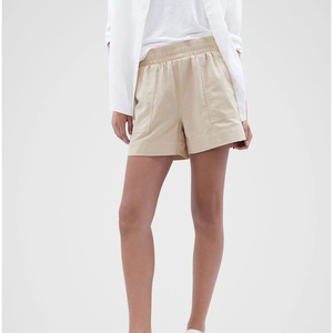 กางเกงยีนส์ขาสั้นทรงคาร์โก้สำหรับผู้หญิงกางเกงขาสั้นผ้าฝ้าย100% สูงพิมพ์ลายสำหรับฤดูร้อนกางเกงขี่จักรยานโยคะบาสเก็ตบอลวิ่งยิมกลางแจ้งเล่นกีฬา - Product Image 1