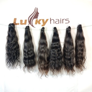 Venta al por mayor mejor precio onda de agua profunda cabello Remy onda suelta doble trama cutícula alineada textura recta cabello humano virgen indio - Product Image 4