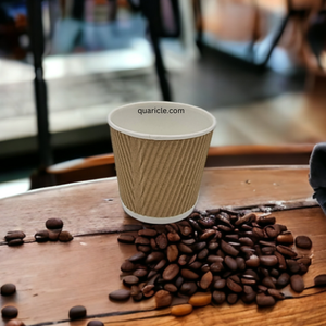 Vasos ondulados para bebidas frías y calientes, 4oz/6oz/9oz/12oz/16oz, juego de vajilla de papel desechable para eventos modernos, Bar, cumpleaños, bodas - Product Image 2