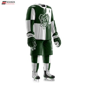 Maillots de hockey sur glace personnalisables de haute qualité OEM nom d'équipe ensemble de vêtements de hockey sur glace pour hommes et femmes - Product Image 3