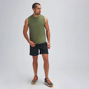 Vente en gros de débardeurs haut de gamme pour hommes Vêtements de sport de gymnastique en polyester et coton vierge Vêtements d'entraînement Fitness Vêtements décontractés Fournisseur prêt à expédier - Product Image 6
