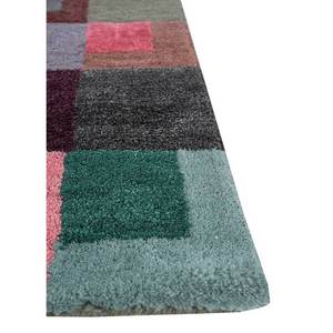Alfombra Acar Clásica de Lana y Viscosa con Diseño Geométrico Abstracto Rectangular para Pasillo, Jacquard de 10 mm para el Hogar, Leq-71(Md) - Product Image 4