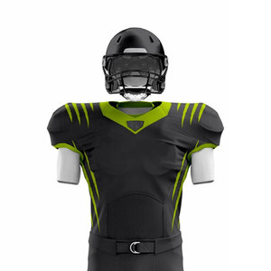 Uniforme de football américain de haute qualité 2026, 100% polyester respirant, manches courtes, uniforme d'équipe uni, uniforme de football américain - Product Image 4