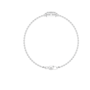 Elegant Women's 950 Platinum Fine Chain & Link <b>Bracelet</b> with Moissanite <b>Baguette</b> Diamond Solid Jewelry for Weddings and Parties - Product Image 2