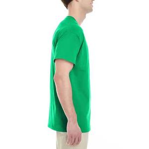 Camisetas Lisas de Manga Corta para Hombre, Talla Grande, Cuello Redondo, Color Sólido, 100% Algodón, Ropa Casual para Hombre - Product Image 4