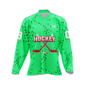 Jersey de Hockey sobre Hielo Personalizable con Logotipo de Sublimación para Equipos, Ropa Deportiva de Manga Larga de Secado Rápido al Mejor Precio - Product Image 5
