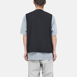 Nuevo chaleco sin mangas con aspecto de cremallera y bolsillo abotonado, ropa de protección para exteriores, chaleco de pesca hecho de algodón más vendido - Product Image 3