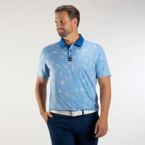 .<b>Short</b> sleeve golf polo shirt men comfortable top with collar made for outdoor <b>travel</b> workouts and daily style - Product Image 1