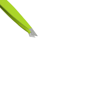 Pinzas de cejas inclinadas de acero inoxidable de precisión de alta calidad al por mayor para salones de belleza uso al por menor respetuoso con el medio ambiente personalizado - Product Image 3