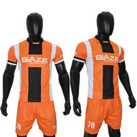 Custom dewasa disesuaikan Jersey pakaian Camisa De waktu peralatan sepak bola penuh setelan sepak bola Kit Set jersey sepak bola
