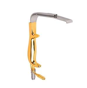 Retracteur manuel de sein à double extrémité Metal Med Corporation, style Tebbetts, fibre optique isolée, 24 mm, acier inoxydable, CE - Product Image 1