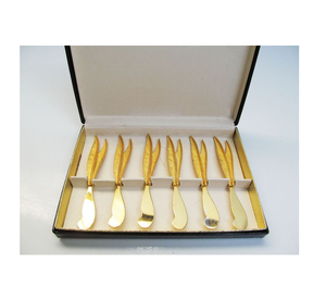 Fournisseur en gros Couteau à beurre en laiton Manche royal martelé en acier Couteau d'épandage multifonction pour l'artisanat de créateur - Product Image 4