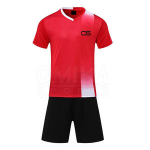 Pantalones cortos de fútbol unisex superventas, uniforme transpirable de alta calidad, secado rápido, diseño personalizado, técnica de sublimación, conjuntos de Nombres de equipo - Product Image 1