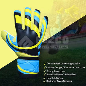 ถุงมือผู้รักษาประตูหนังที่มีคุณภาพสูงที่สวมใส่สบายจับได้แน่นดีไซน์ระบายอากาศได้ดีสำหรับกีฬาทุกสภาพอากาศใช้ได้ทั้งชายและหญิง - Product Image 6