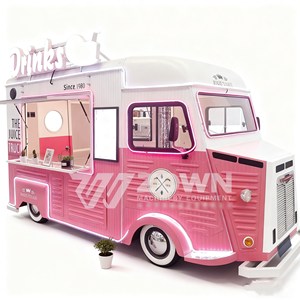 Remorque mobile de camion de nourriture en fibre de verre entièrement équipée avec Snack Food Pizza Coffee Ice Cream BBQ Equipment - Product Image 1