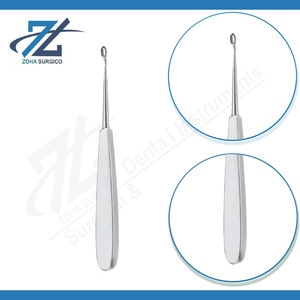 Curette osseuse Williger droite manuelle 170 mm de long, largeur 3,5 mm, acier inoxydable chirurgical certifié CE, fabricant d'instruments - Product Image 3