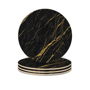 Premium Quality Wood High Quality Marble <b>Coasters</b> Set Tableware Table Decor Mats and Pads - Product Image 5