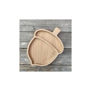 Plateau rond en acacia Assiette design poisson 12 30cm Assiette de service en bois durable pour la vente chaude - Product Image 5