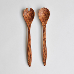 Handcrafted coco wooden <b>salad</b> <b>server</b> eco friendly coconut wood mixing sets for <b>salads</b> cheap price - Product Image 4