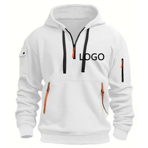Sudaderas con Capucha de Moda para Hombre, de Alta Calidad, Personalizadas, de Manga Larga, de Algodón, con Diseño de Patrón Sólido Informal - Product Image 5