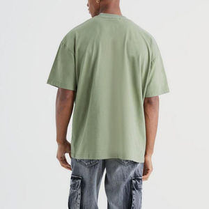 La mejor camiseta Premium de moda de verano para hombre, Camiseta lisa de alta calidad con hombros caídos, fabricación de Pakistán, camiseta hecha a medida - Product Image 5