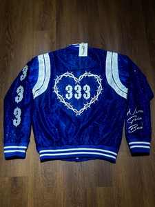 OEM Manufacturer High Quality Men's Winter Baseball Letterman Varsity <b>Jacket</b> Custom Embroidery Silk Sleeves Eco-Friendly - Product Image 6