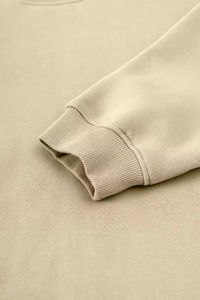 Sudadera de invierno de gran tamaño unisex con logotipo personalizado bordado para hombre, jersey de cuello redondo, sudadera lisa en blanco, patrón sólido de ajuste holgado - Product Image 3