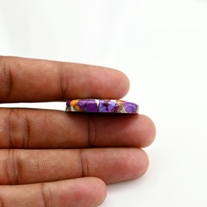 Turquesa Rosa Claro Natural de Alta Calidad, Forma Ovalada de 20x30 mm, Parte Posterior Plana, Calibrada, Cabujón Suelto para Joyería, Terceros - Product Image 3