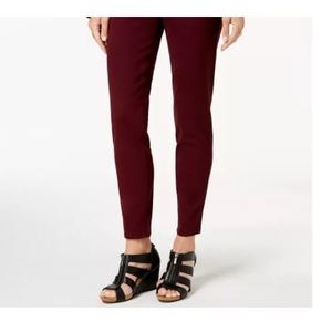 Jeans Skinny Curvy Fit da Donna Style & Co Rossi Taglia 2, in Denim Traspirante a Vita Media, Stile Semplice High Street con Logo in Vita - Product Image 3