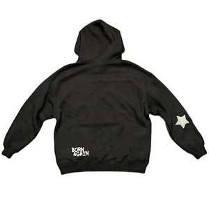 Sudadera con Capucha Personalizada de 400 g/m² con Patrón de Letras Tejidas a Crochet, Otoñal, para Hombre, 100% Algodón, Forrada, Extra Grande y Gruesa - Product Image 5