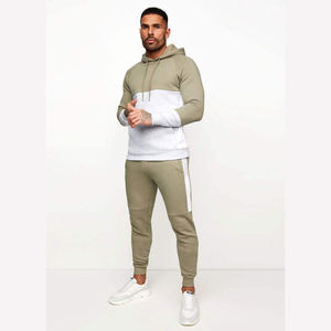 Diseño personalizado Hombres Chándal Slim Fit Apilados Sudaderas con capucha Chándales Hombres Sudaderas con capucha Estilo para Streetwear Hombres Chándal - Product Image 2
