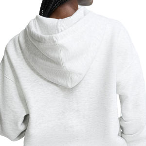 Nouveau sweat à capuche zippé en polaire mi-lourd tendance, personnalisé, en coton mélangé pour femme, logo sur le devant, sweat-shirt décontracté, toutes saisons, durable - Product Image 2