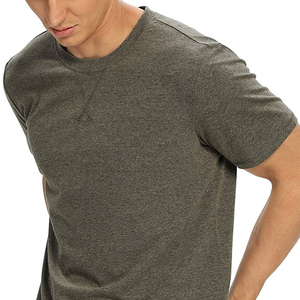 Los mejores fabricantes de alta calidad, Camisetas básicas, ropa de calle de moda de verano 180 GSM, camisetas lisas con cuello redondo para hombres - Product Image 5