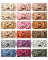 2025 nouveau bébé bandeaux doux élastique infantile cheveux accessoires pour filles Floral arc couvre-chef respirant nouveau-né casque