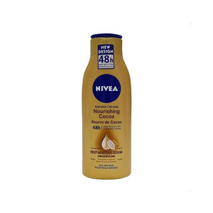 Lait corporel nourrissant intensif, hydratation longue durée, lait corporel au beurre de cacao Nivea, avec un parfum chaud de cacao - Product Image 5