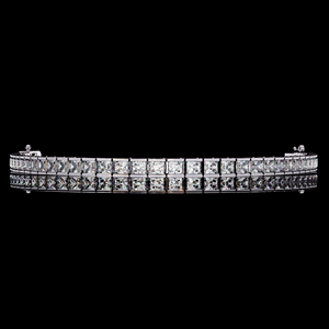 Pulsera de tenis de diamante cultivado en laboratorio de Plata de Ley 925 al por mayor, joyería fina de primera calidad para mujeres para fiestas, bodas - Product Image 4