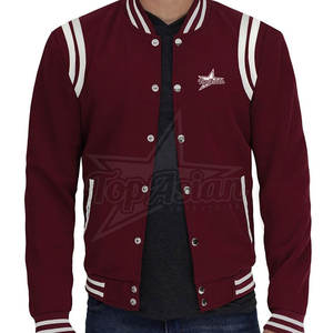 Chaqueta con letras de color personalizado para hombre, nuevo diseño, ropa de calle cálida de invierno con cuello levantado - Product Image 1